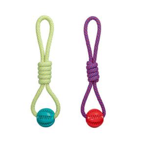 Dog Rope Toy with tennis ball - 副本